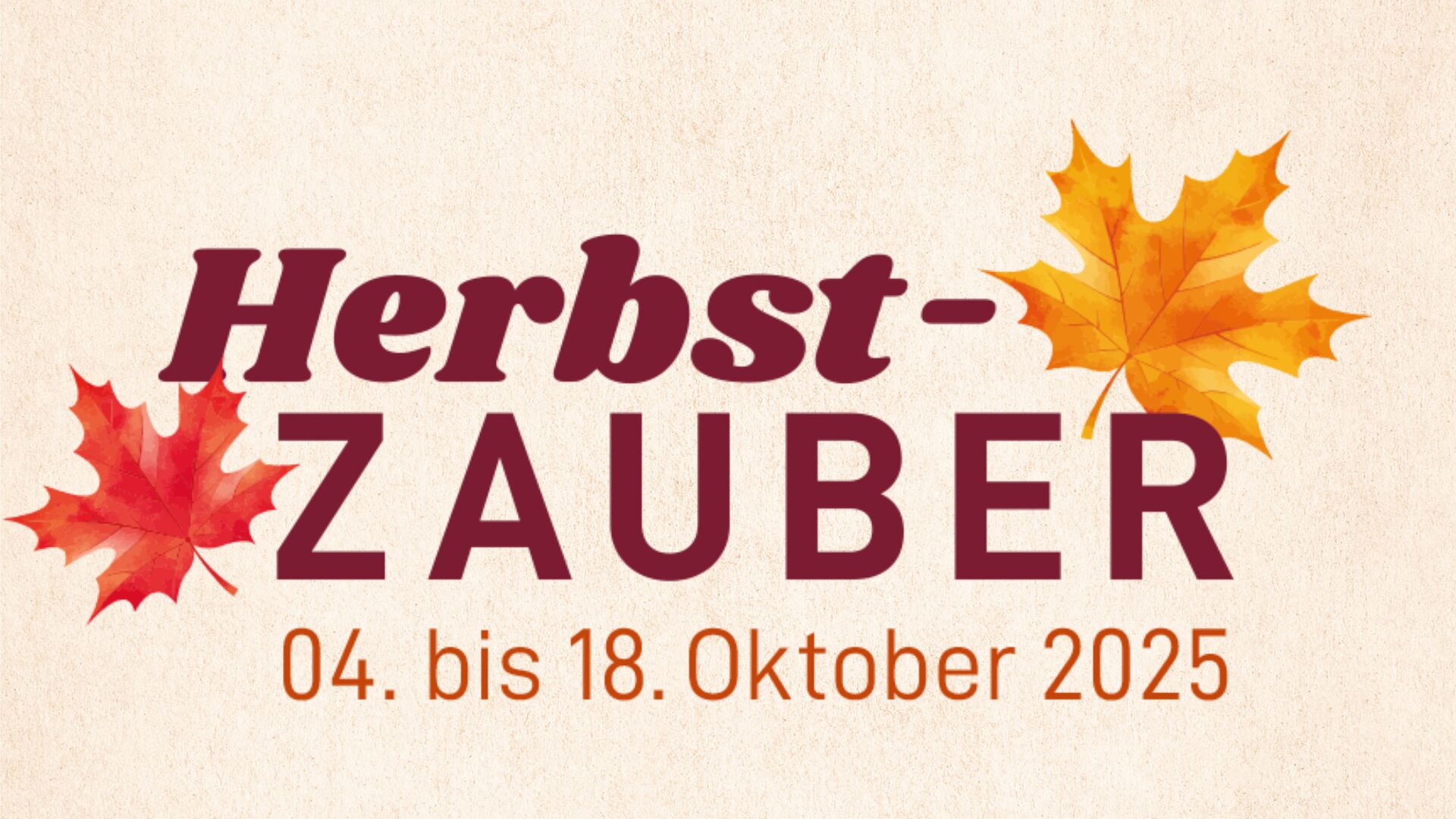 Herbstzauber bei Murk 04. bis 18. Oktober 2025