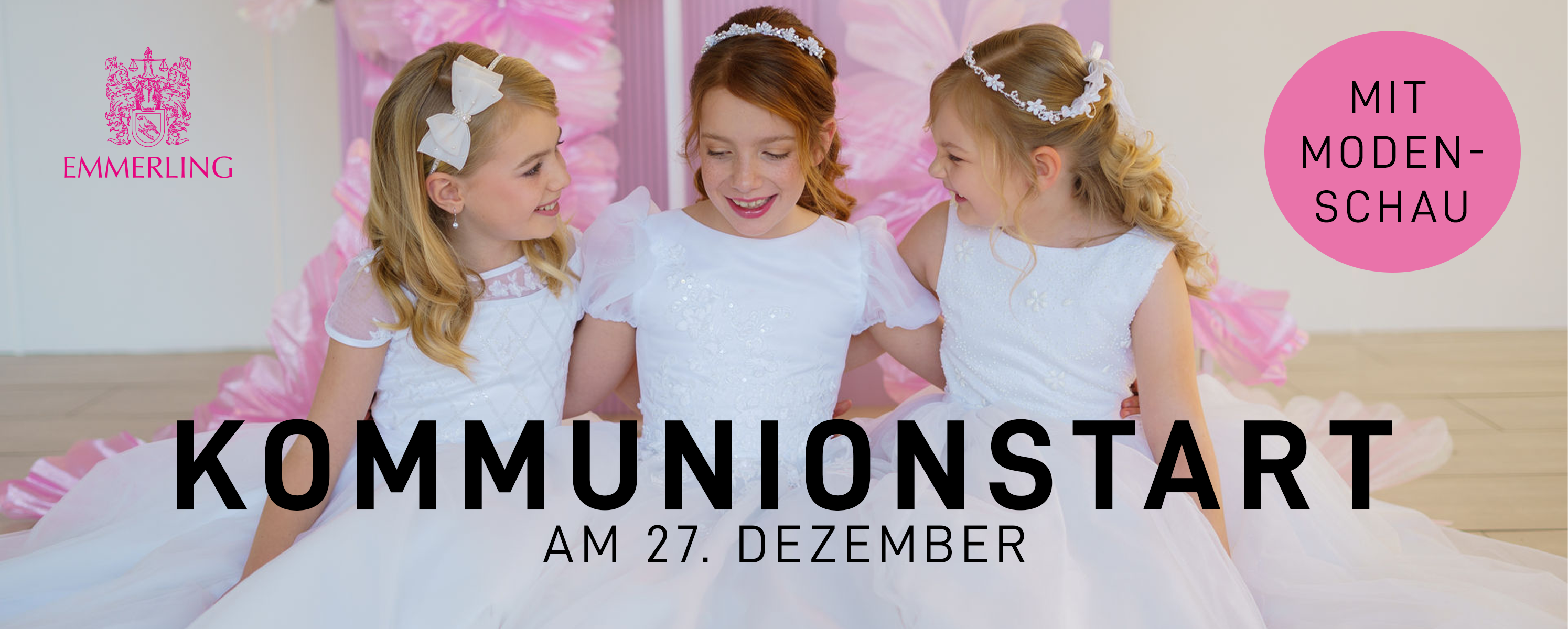 Kommunionstart mit Modenschau