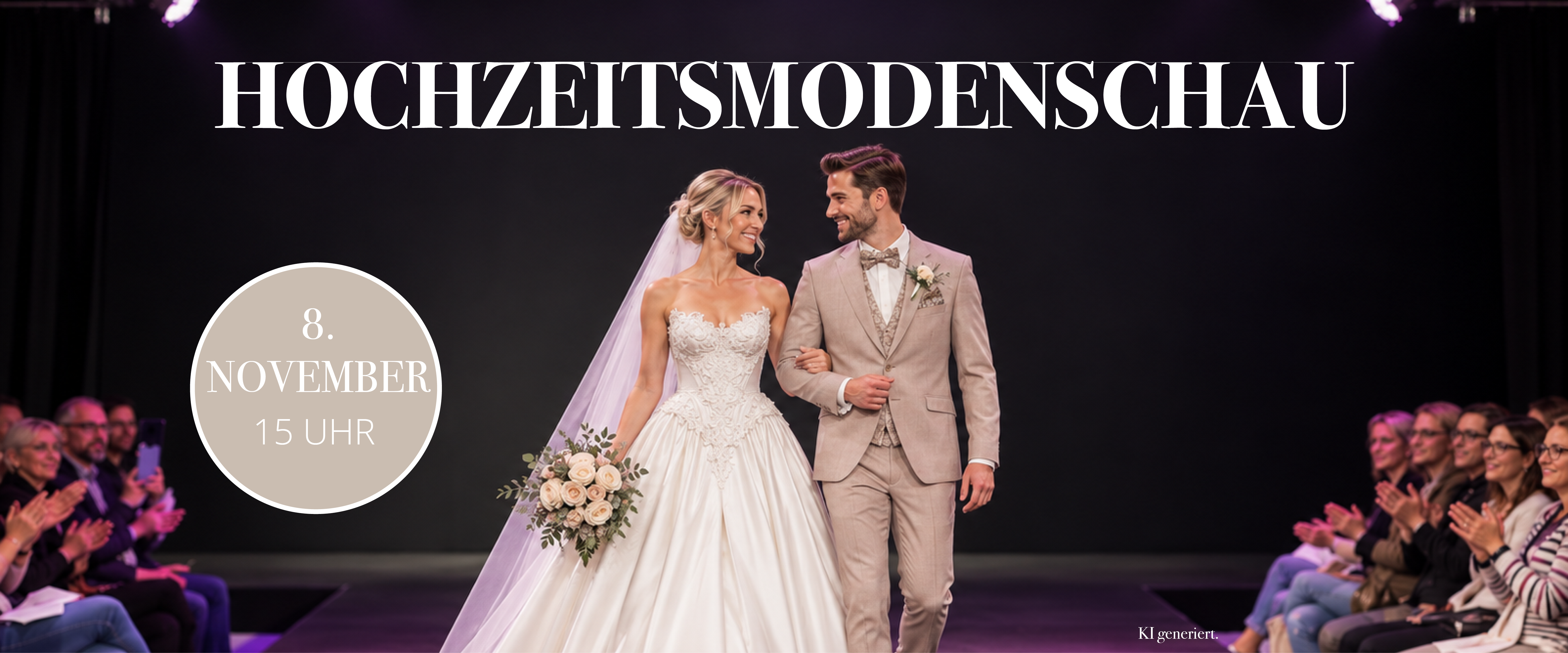 Hochzeitsmodenschau 2026 - erlebe die aktuelle Hochzeitsmode live bei Murk in Wachenroth